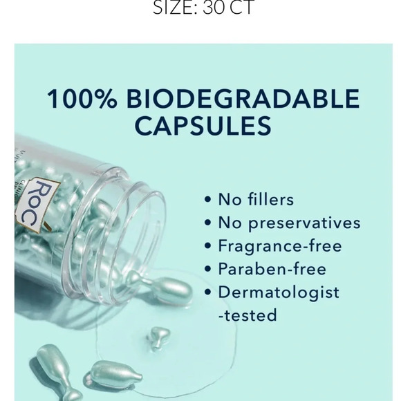 RoC Skincare Hydrate + Plump Serum Capsules (full size), NIB - Picture 8 of 10
